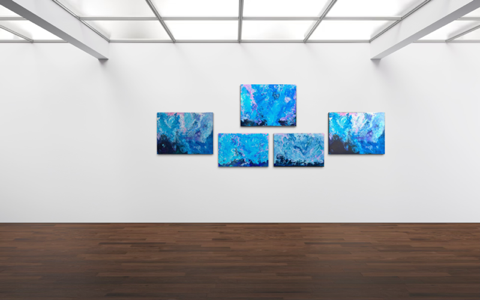 Storm Horizon collection in room